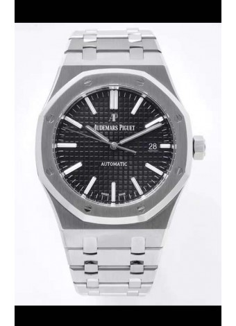 Audemars Piguet Royal Oak Reloj Réplica a espejo 1:1 41MM Dial Negro de Acero 904L Movimiento CALIBRE 4302a