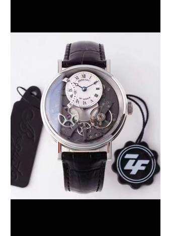 Breguet Tradition 7057BR/R9/9W6 Caja de Acero Dual Tourbillon Reloj Réplica Suizo