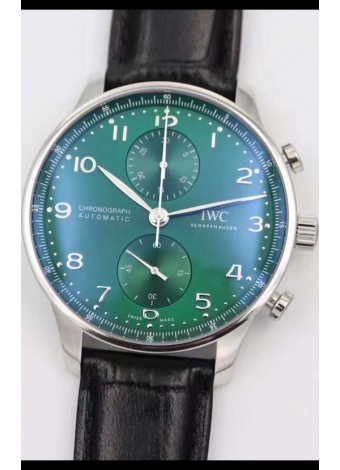 IWC Portuguese Reloj Réplica Suizo Cronógrafo a Espejo 1:1 Caja en Acero