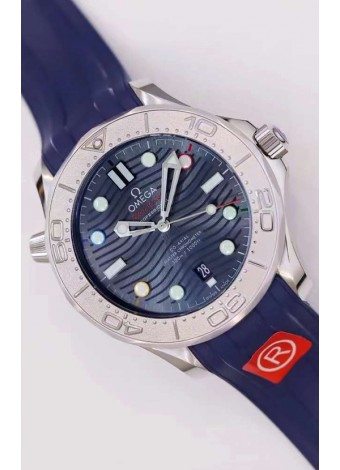Omega Seamaster 300M Co-Axial Master Chronometer Beijing 2022 Edition Reloj Réplica a Espejo 1:1