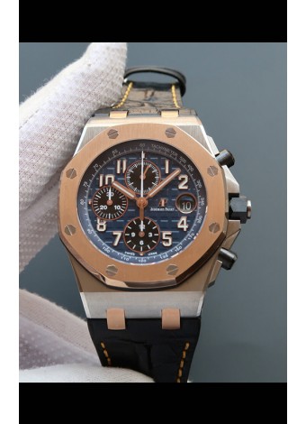 Audemars Piguet Royal Oak Offshore Reloj a Espejo 1:1 de Acero 904L 2 Tonos Movimiento 3126