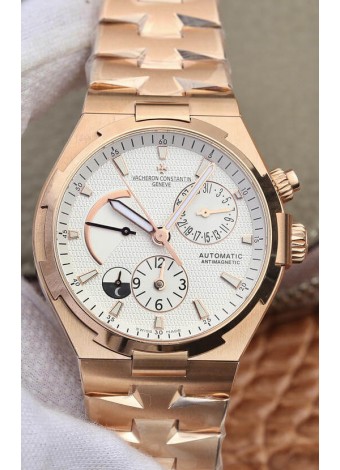 Vacheron Constantin Overseas Power Reserve Reloj Réplica Suizo Caja en Oro Rosado
