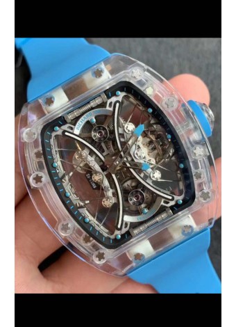 Richard Mille RM53-01 Pablo Mac Donough Caja en Zafiro con Movimiento Original Tourbillon