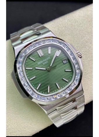 Patek Philippe Nautilus 5711 Acero 904L Actualizado 2023 Reloj Réplica - Dial Verde