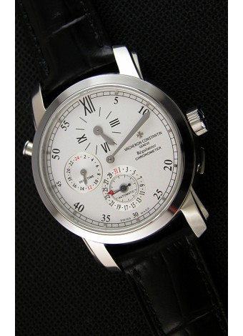 Vacheron Constantin Malte Dual Time Regulator Reloj Réplica Suizo de Acero