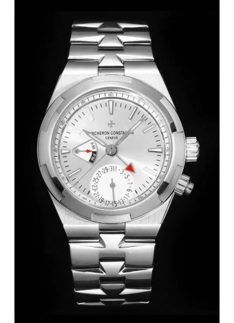 Vacheron Constantin Overseas Dual Time Reloj Réplica Suizo a Espejo 1:1 Dial en Acero