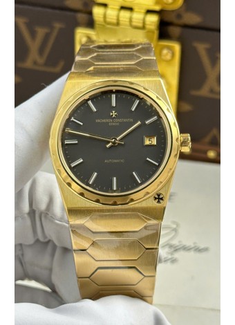 Vacheron Constantin Historiques 222 Super Clone 37MM Oro Amarillo Reloj en Dial Gris 