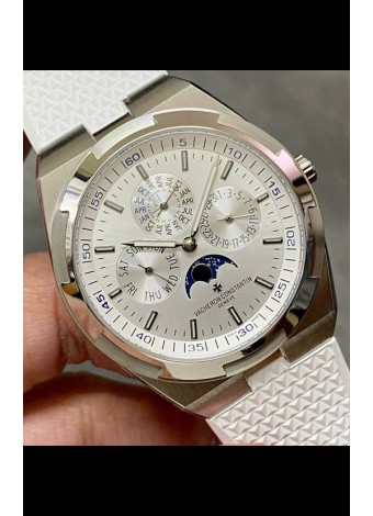 Vacheron Constantin Overseas Calendario Perpetuo Ultra-Fino Dial Acero con Correa Acero