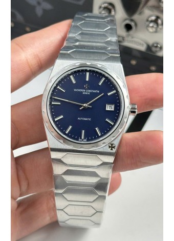 Vacheron Constantin Historiques 222 Super Clone 37MM Caja Acero Reloj en Dial Azul 