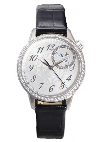 Vacheron Constantin Egerie Muse Caja Acero 904L en Dial Blanco Reloj Réplica Suiza 