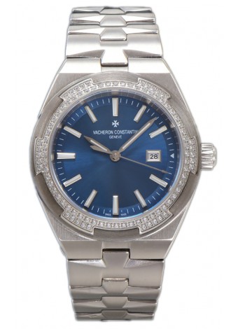 Vacheron Constantin Overseas Caja Acero Dial Azul 35MM Reloj Réplica Suiza 