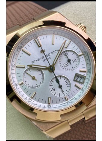 Vacheron Constantin Overseas Cronógrafo Oro Amarillo Dial en Acero Réplica a Espejo 1:1