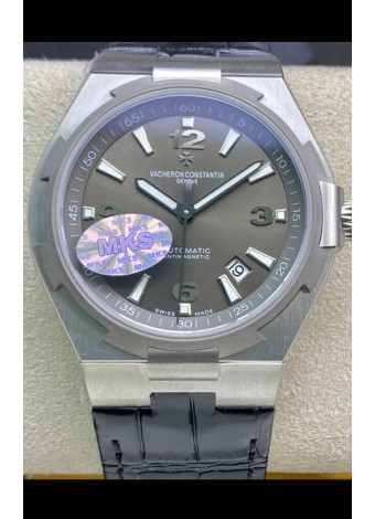 Vacheron Constantin Overseas Reloj Réplica Suizo a Espejo Dial Gris - Correa de Piel