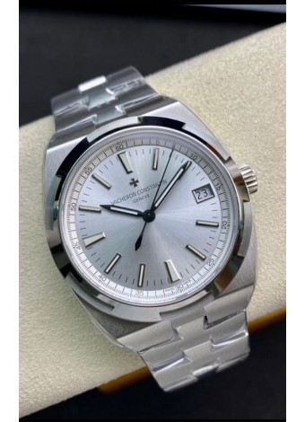 Vacheron Constantin Overseas 1:1 Mirror Swiss Replica Watch in Steel Dial - Steel Strap 