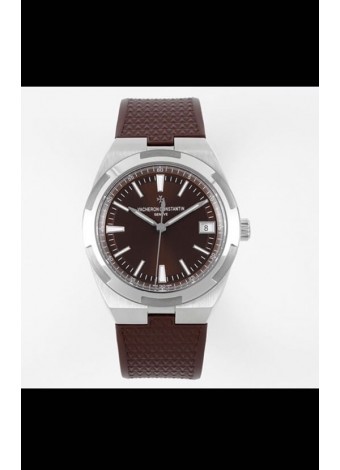 Vacheron Constantin Overseas Réplica Suiza a Espejo 1:1 Dial Marrón - Correa de Goma