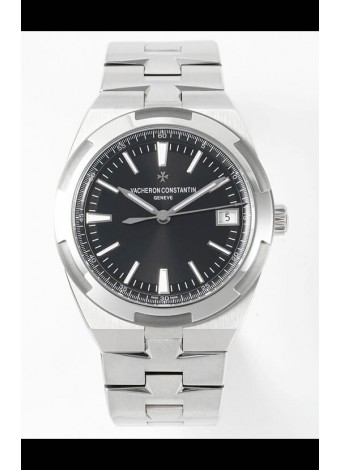 Vacheron Constantin Overseas Réplica Suiza a Espejo 1:1 Dial Negro - Correa Acero