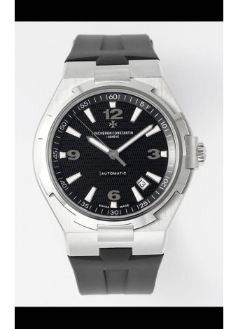 Vacheron Constantin Overseas Réplica Suiza a Espejo 1:1 Dial Negro - Correa Goma