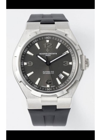 Vacheron Constantin Overseas Réplica Suiza a Espejo 1:1 Dial Gris - Correa Goma