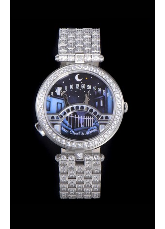 Van Cleef & Arpels Lady Arpels Pont des Amoureux Reloj Suizo Movimiento Automático