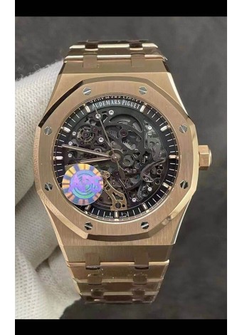 Audemars Piguet Royal Oak Edición Double Balance Wheel Openworked Reloj Réplica a Espejo 1:1