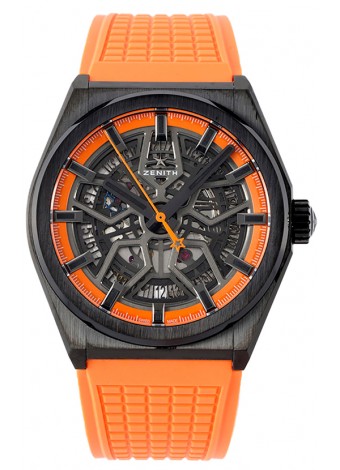 Zenith Defy Classic Skeleton 41MM Negro Ceramic Men's Reloj Réplica Suizo