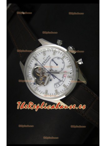 Zenith El Primero Chronomaster Handwind, Reserva de Energía 42MM Reloj Replica Dial Blanco