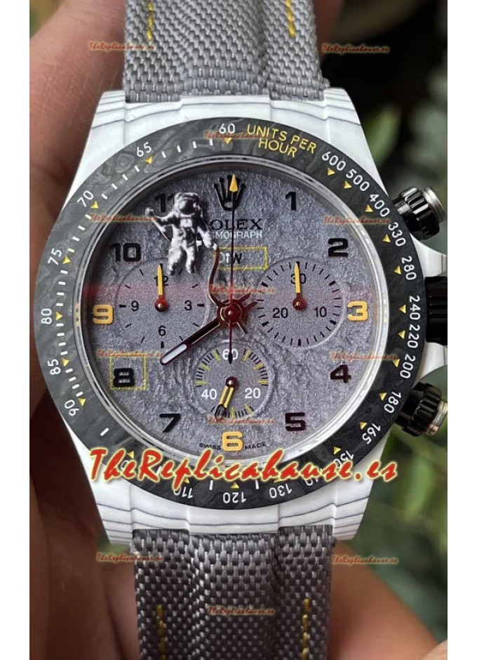 Rolex Cosmograph Daytona DiW Space Mission Reloj Fibra de Carbono