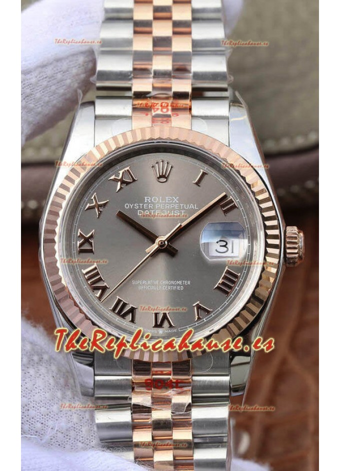 Oyster Perpetual 3135 Replica Rolex Datejust 36MM Movimiento ETA