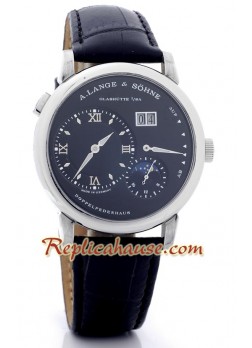 A. Lange Sohne Lange 1 MoonPhase Leather Reloj