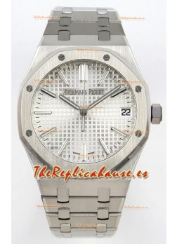 Reloj Royal Oak 15510 con esfera de acero, MVMNT con volante de inercia variable, superclon