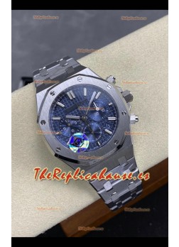 Reloj Royal Oak Chrono 26715ST con esfera azul de 38 mm, superclon