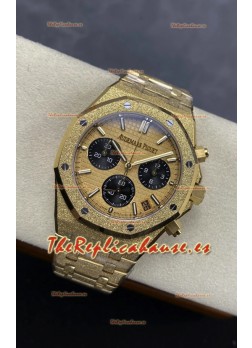 Reloj Royal Oak Chrono 26240 Superclon de oro amarillo esmerilado