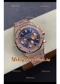 Reloj Royal Oak Chrono 26240 Superclon de oro rosa esmerilado