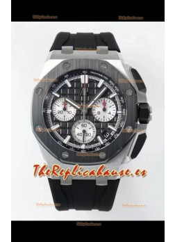 Reloj Royal Oak Offshore Chronograph 26420 con esfera negra, superclon