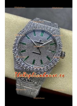 Reloj Royal Oak 15400 Iced Out Superclon Edition 5 Superclon
