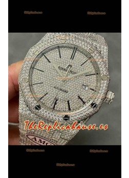 Reloj Royal Oak 15400 Iced Out Superclon Edition 6 Superclon