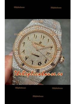 Reloj Royal Oak 15400 Iced Out Superclon Edition 7 Superclon