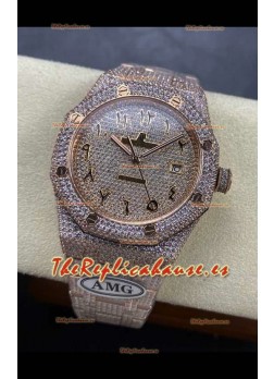 Reloj Royal Oak 15400 Iced Out Superclon Edition 10 Superclon