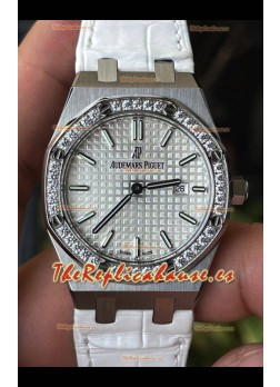 Reloj Royal Oak 67651IP de 33 mm, esfera azul, 904L, superclon