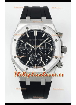 Reloj Royal Oak Chrono 26240 con esfera negra, superclon