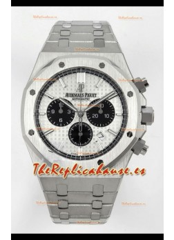 Reloj Royal Oak Chrono 26331 con esfera blanca, superclon