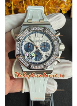 Reloj Royal Oak Chrono 26231 con caja de acero y correa de caucho, réplica de alta calidad