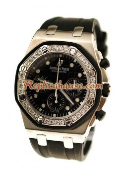 Audemars Piguet Offshore Reloj Suizo con Bisel de Diamantes