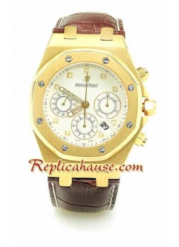 Reloj Suizo Audemars Piguet City of Sails con correa de cuero