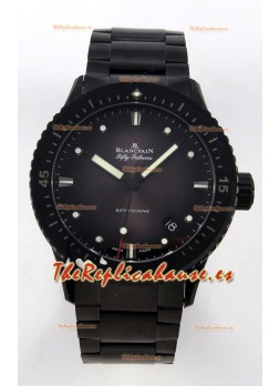 Reloj Blancpain Fifty Fathoms Superclon con caja de cerámica y esfera gris
