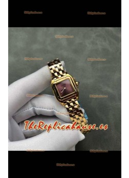 Reloj PANTHERE de Cartier de 22 mm con esfera roja, superclon