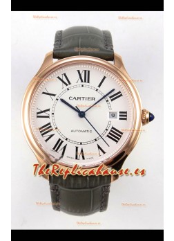 Reloj Cartier Ronde Louis 40 Superclon de oro rosa