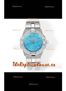Reloj réplica Chopard Alpine Eagle de acero inoxidable con esfera azul, superclone