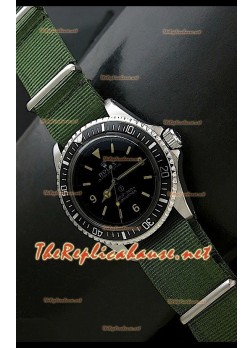 Reloj Rolex Oyester Perpetual japonés estilo militar.