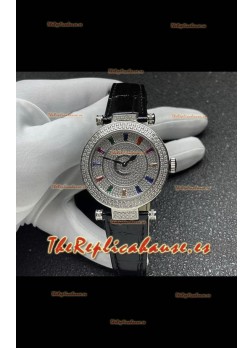 Reloj Franck Muller Double Mystery de cuarzo suizo con caja de acero